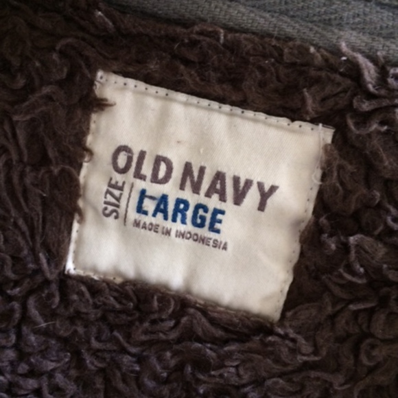 *DONATED* Old Navy Fleece Sweat Jacket, Gray, L - Picture 4 of 8